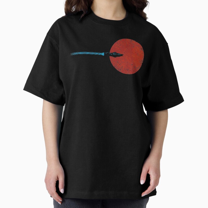 Flight Over Mars Unisex Graphic T Shirt  Short Sleeve Tee Everyday Casual Wear 2