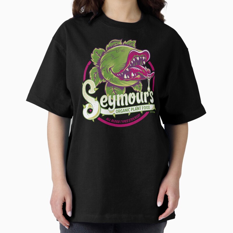 Seymour'S Organic Plant Food - Musical Theatre - Vintage - Cult Movie Unisex Graphic T Shirt Short Sleeve Tee Everyday Casual Wear 2