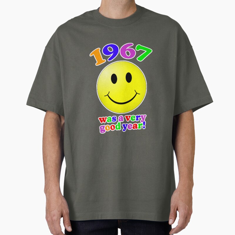 1967 Was A Very Good Year! Unisex Graphic T Shirt Short Sleeve Tee Everyday Casual Wear