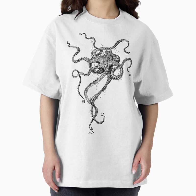 Octopus Unisex Graphic T Shirt Short Sleeve Tee Everyday Casual Wear 2