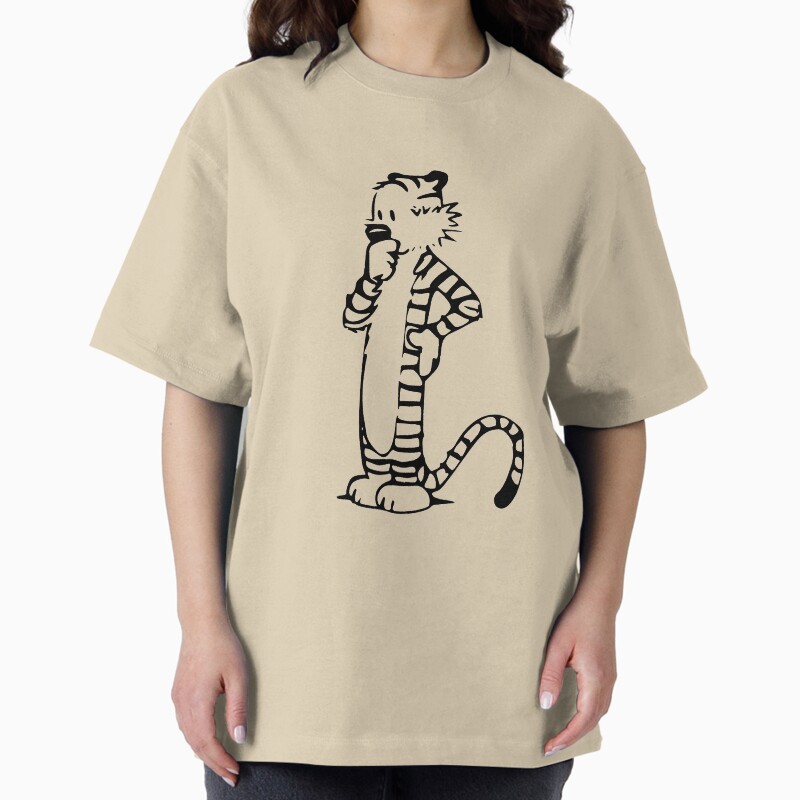 Calvin And Hobbes- Hobbes Unisex Graphic T Shirt Short Sleeve Tee Everyday Casual Wear 2