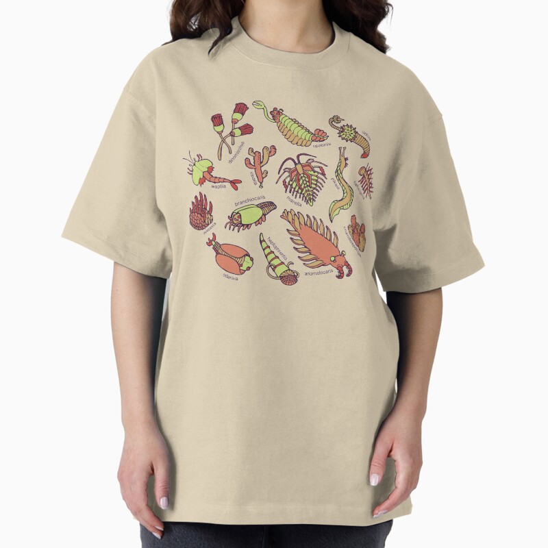 Cambrian Critters Unisex Graphic T Shirt  Short Sleeve Tee Everyday Casual Wear 2