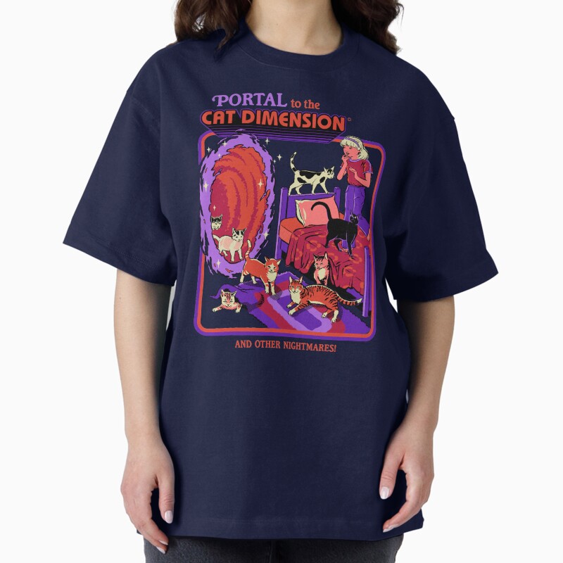 The Cat Dimension Unisex Graphic T Shirt  Short Sleeve Tee Everyday Casual Wear 2