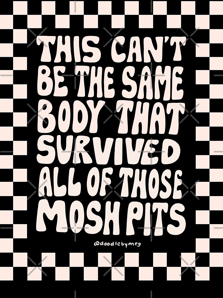 Mosh Pits Unisex Graphic T Shirt Short Sleeve Tee Everyday Casual Wear 3