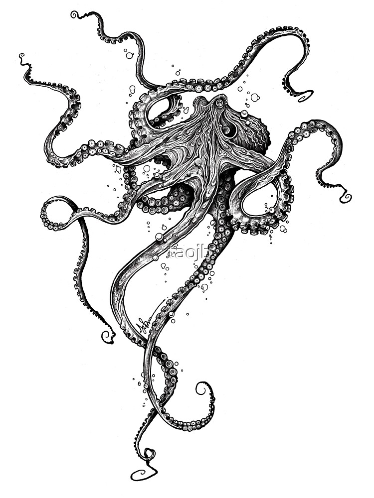 Octopus Unisex Graphic T Shirt Short Sleeve Tee Everyday Casual Wear 3