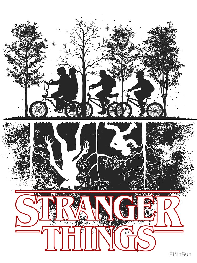 Stranger Things The Upside Down Logo Unisex Graphic T Shirt  Short Sleeve Tee Everyday Casual Wear 3