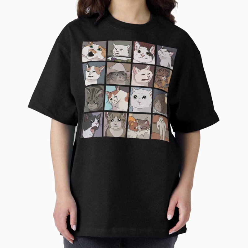 Meme Cats 2.0 Unisex Graphic T Shirt  Short Sleeve Tee Everyday Casual Wear 2