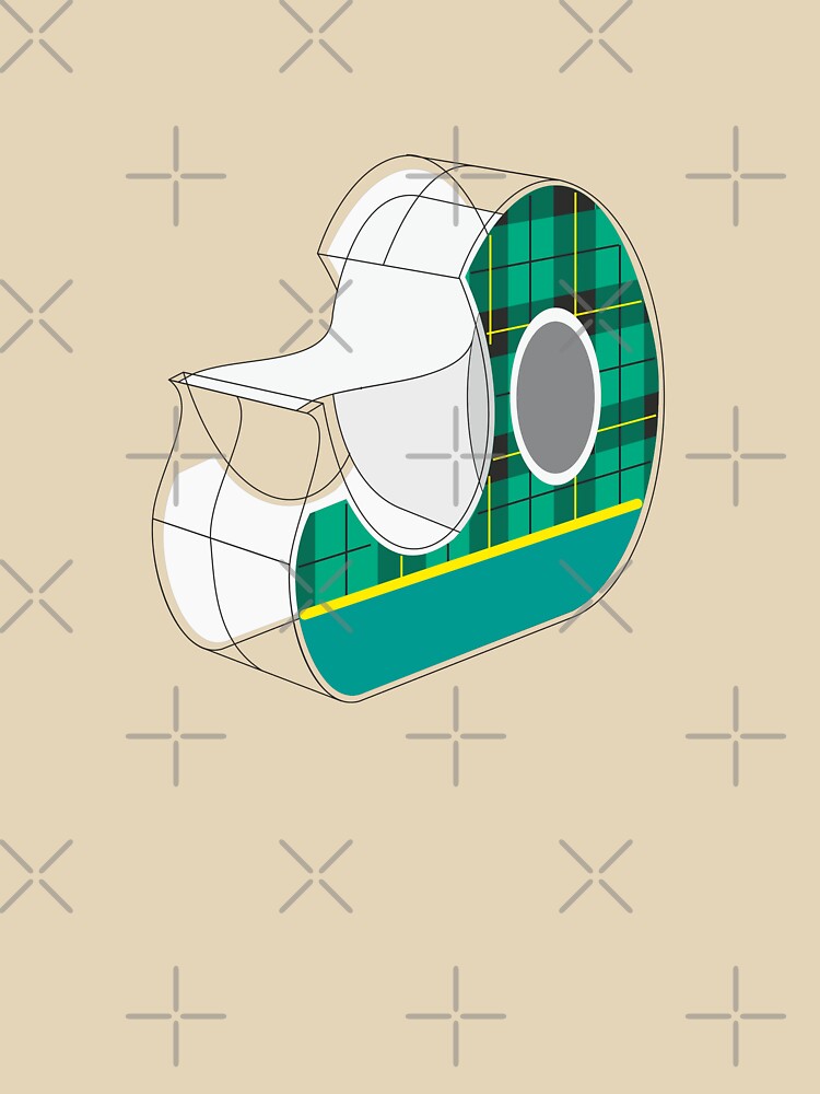 Scotch Tape Unisex Graphic T Shirt  Short Sleeve Tee Everyday Casual Wear 3