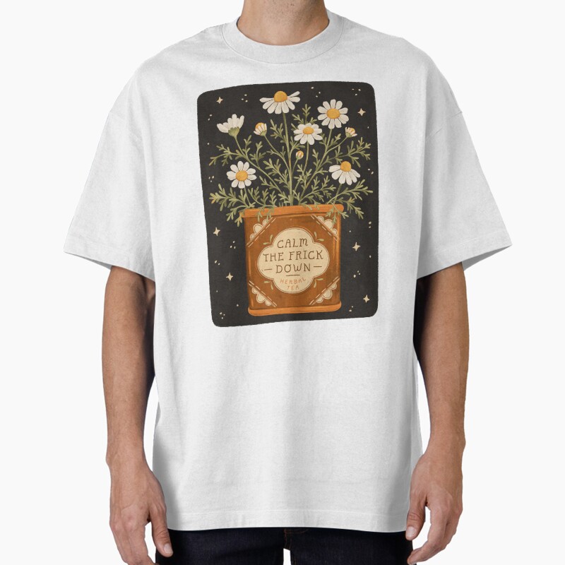 Chamomile Tea Unisex Graphic T Shirt Short Sleeve Tee Everyday Casual Wear