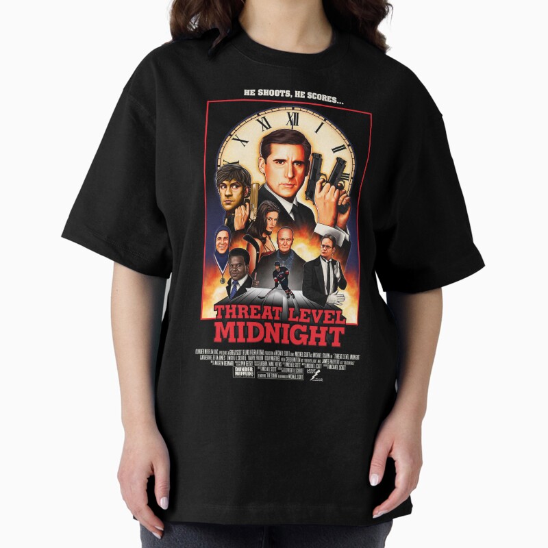 Threat Level Midnight Unisex Graphic T Shirt Short Sleeve Tee Everyday Casual Wear 2
