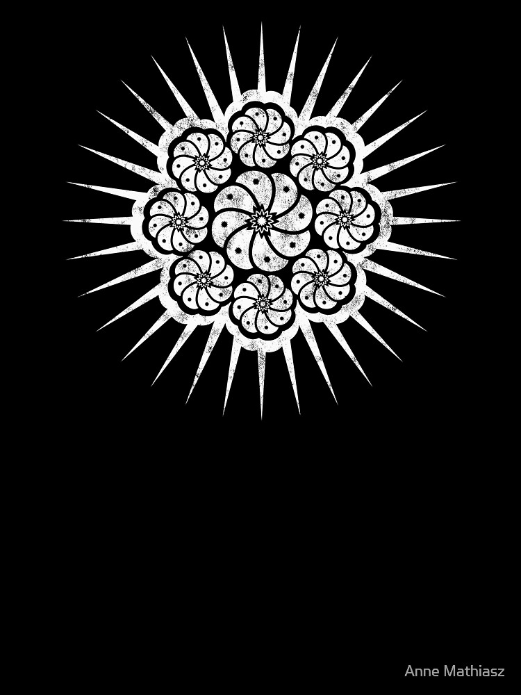 Peyote Cactus, Mandala, Psychedelic, Psychoactive Plant Unisex Graphic T Shirt  Short Sleeve Tee Everyday Casual Wear 3