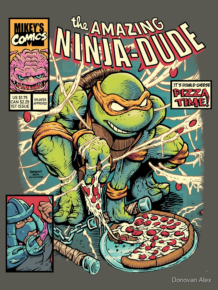 The Amazing Ninja Dude Unisex Graphic T Shirt  Short Sleeve Tee Everyday Casual Wear 3
