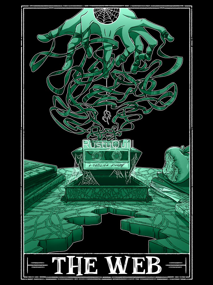 The Web "Tarotesque" - (Dark) Unisex Graphic T Shirt  Short Sleeve Tee Everyday Casual Wear 3