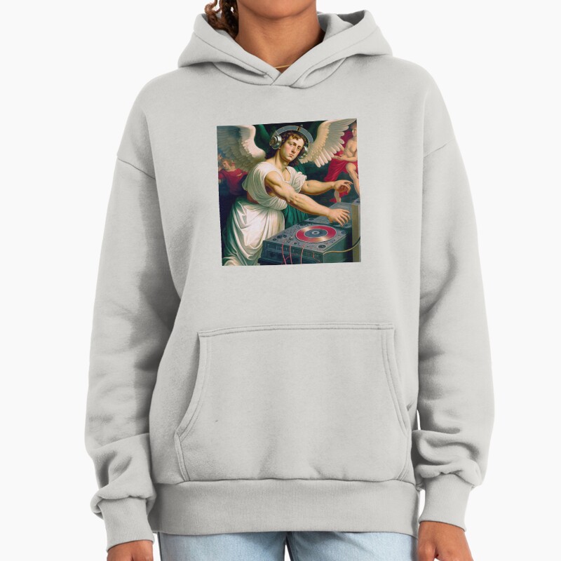 Angel Dj Renaissance Remix Unisex Hoodie Pullover Casual Streetwear Graphic Print 2