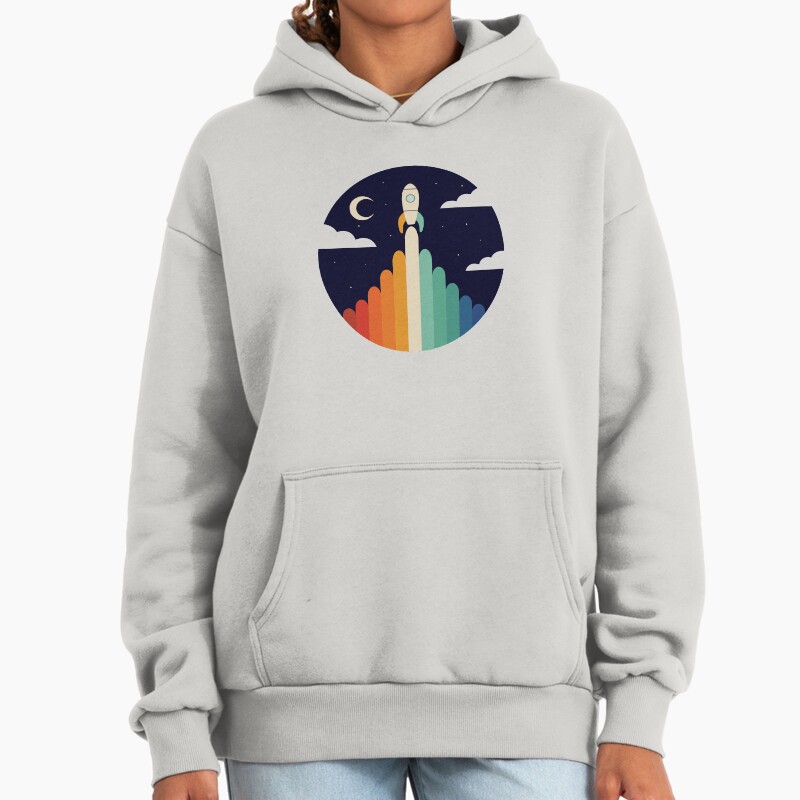 Up Unisex Hoodie Pullover Casual Streetwear Graphic Print 2