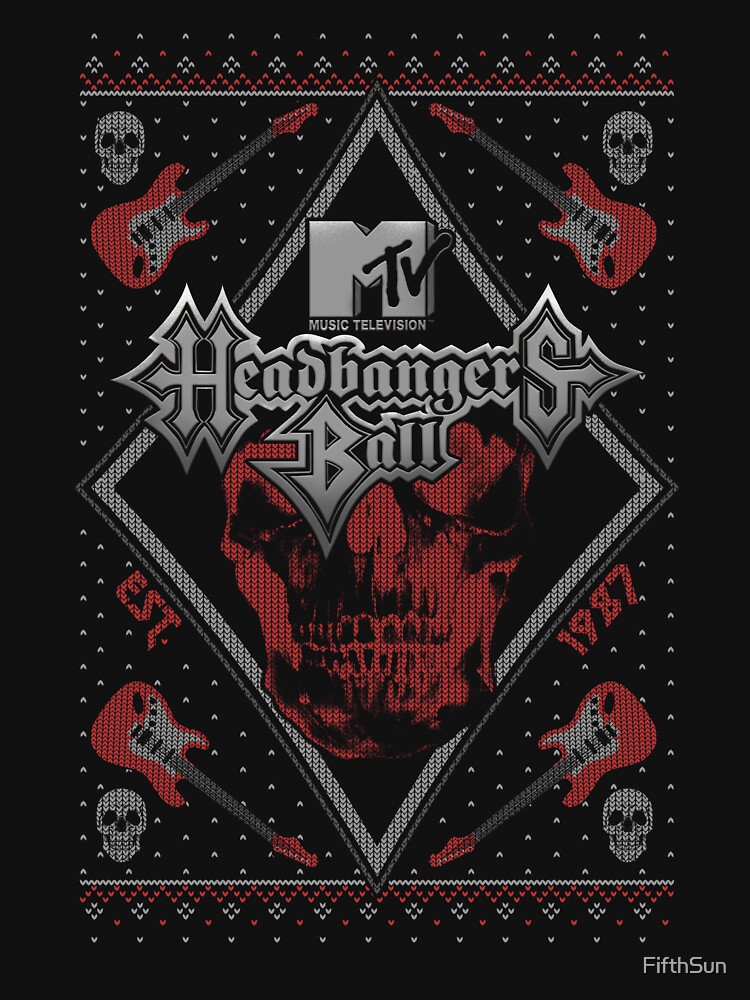Mtv Vintage Headbangers Ball Ugly Christmas Sweater   Unisex Hoodie Pullover Casual Streetwear Graphic Print 3