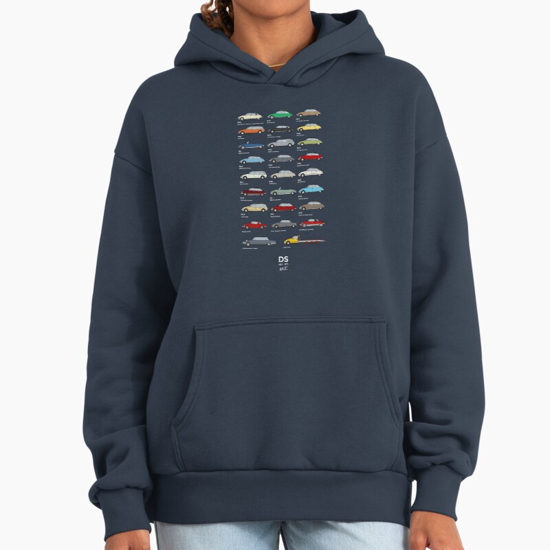 1955 -1975 Ds Collection  Unisex Hoodie Pullover Casual Streetwear Graphic Print 2