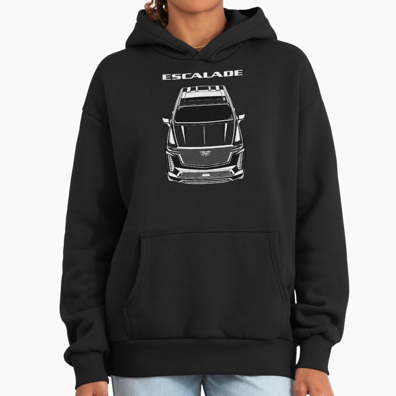 Escalade V 2021-2024 Unisex Hoodie Pullover Casual Streetwear Graphic Print 2