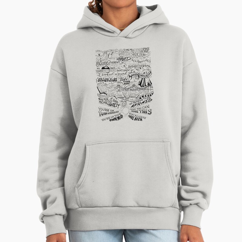 You'Re On Your Own, Kid Unisex Hoodie Pullover Casual Streetwear Graphic Print 2