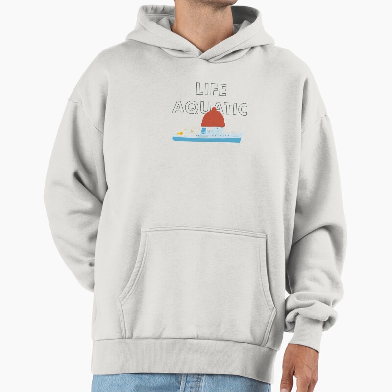 Life Aquatic With Steve Zissou Unisex Hoodie Pullover Casual Streetwear Graphic Print