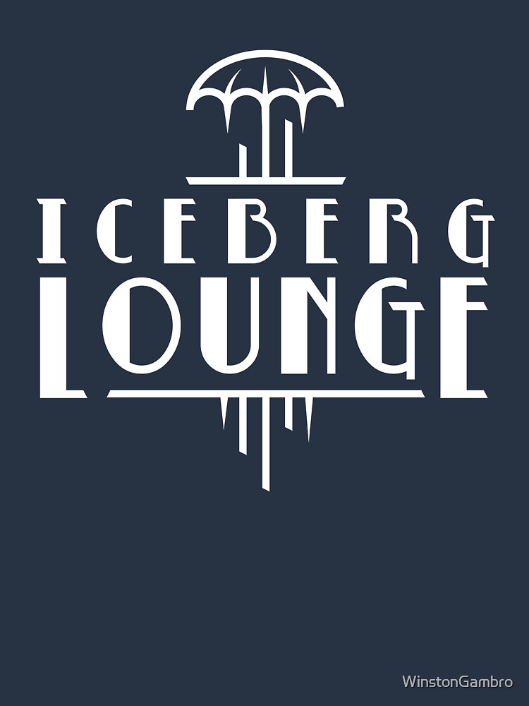 Iceberg Lounge (White) Unisex Hoodie Pullover Casual Streetwear Graphic Print 3