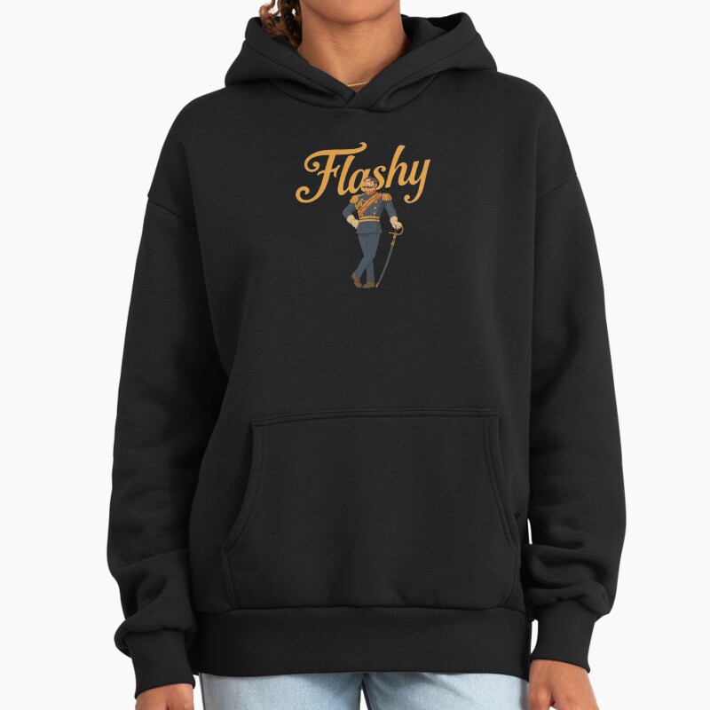 Harry Flashman Unisex Hoodie Pullover Casual Streetwear Graphic Print 2