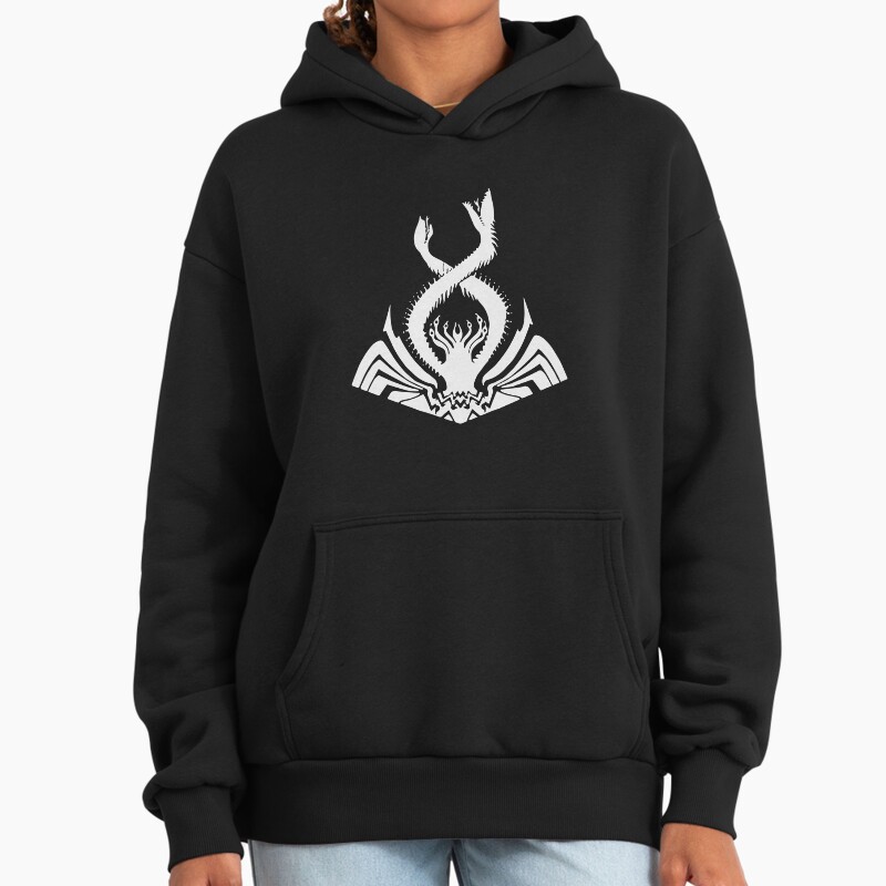 Thrawn'S Chimaera Logo White Unisex Hoodie Pullover Casual Streetwear Graphic Print 2