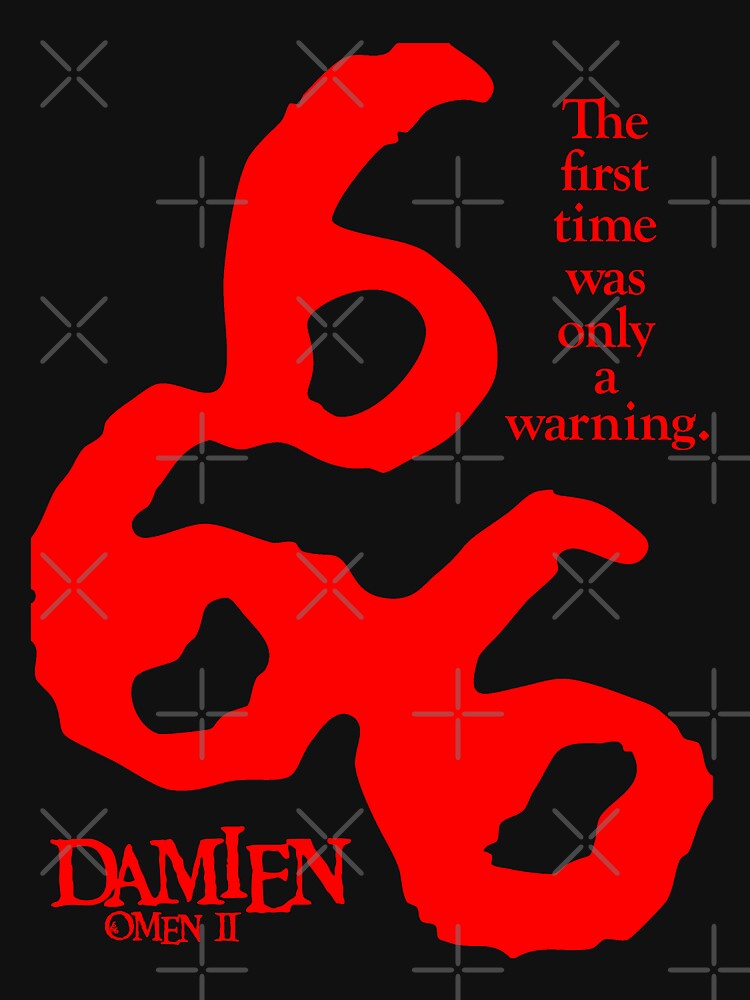 Damien Omen Ii - 666 Unisex Hoodie Pullover Casual Streetwear Graphic Print 3