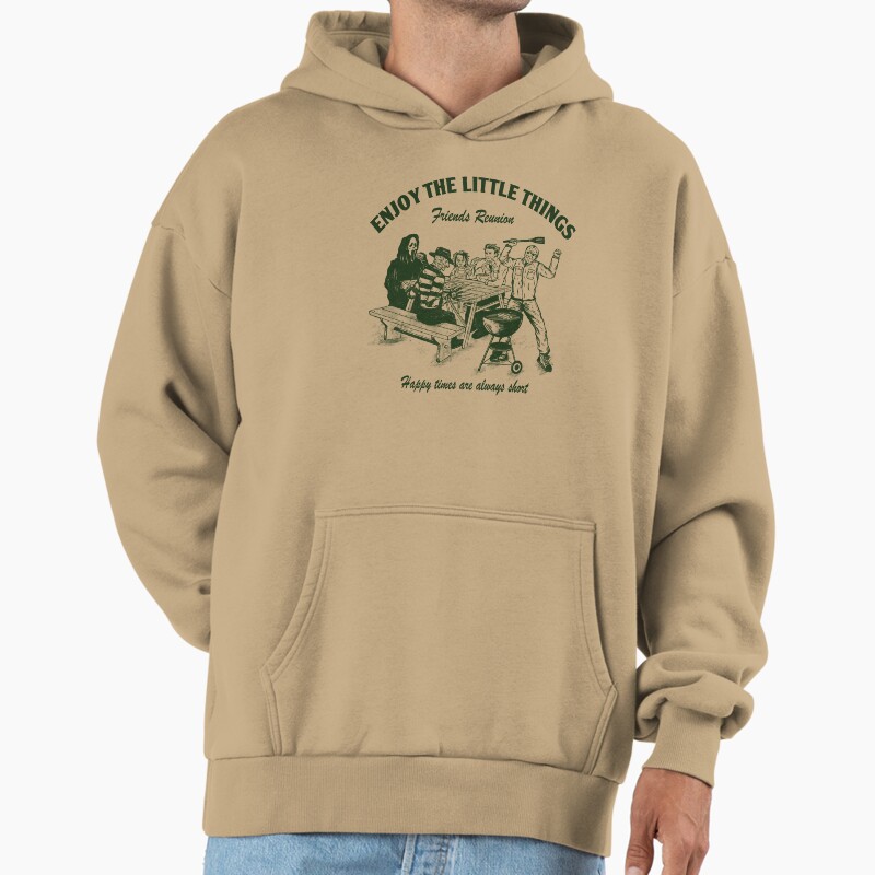 Villain Friends Reunion Unisex Hoodie Pullover Casual Streetwear Graphic Print