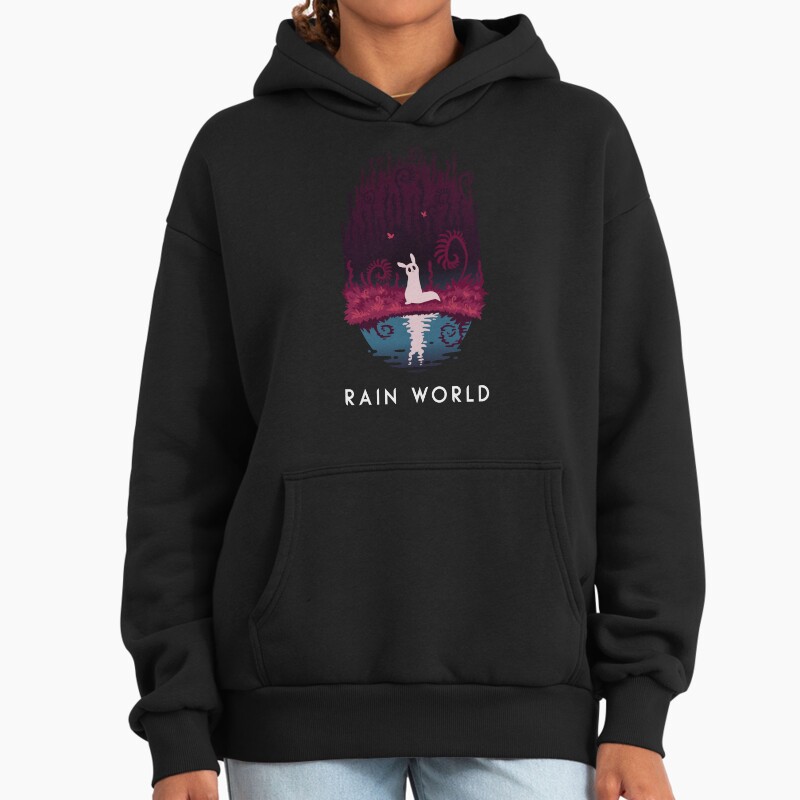 Rain World - Lost Unisex Hoodie Pullover Casual Streetwear Graphic Print 2