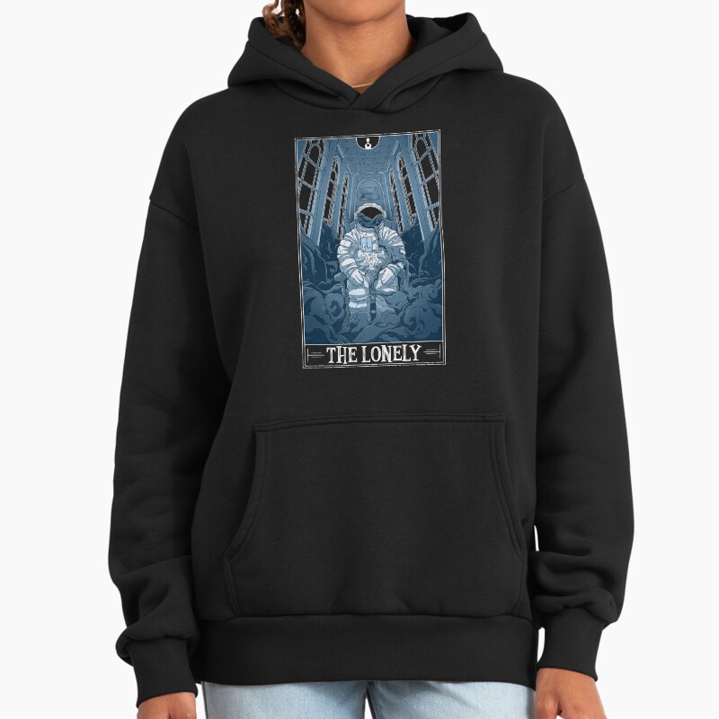 The Lonely "Tarotesque" - (Dark) Unisex Hoodie Pullover Casual Streetwear Graphic Print 2