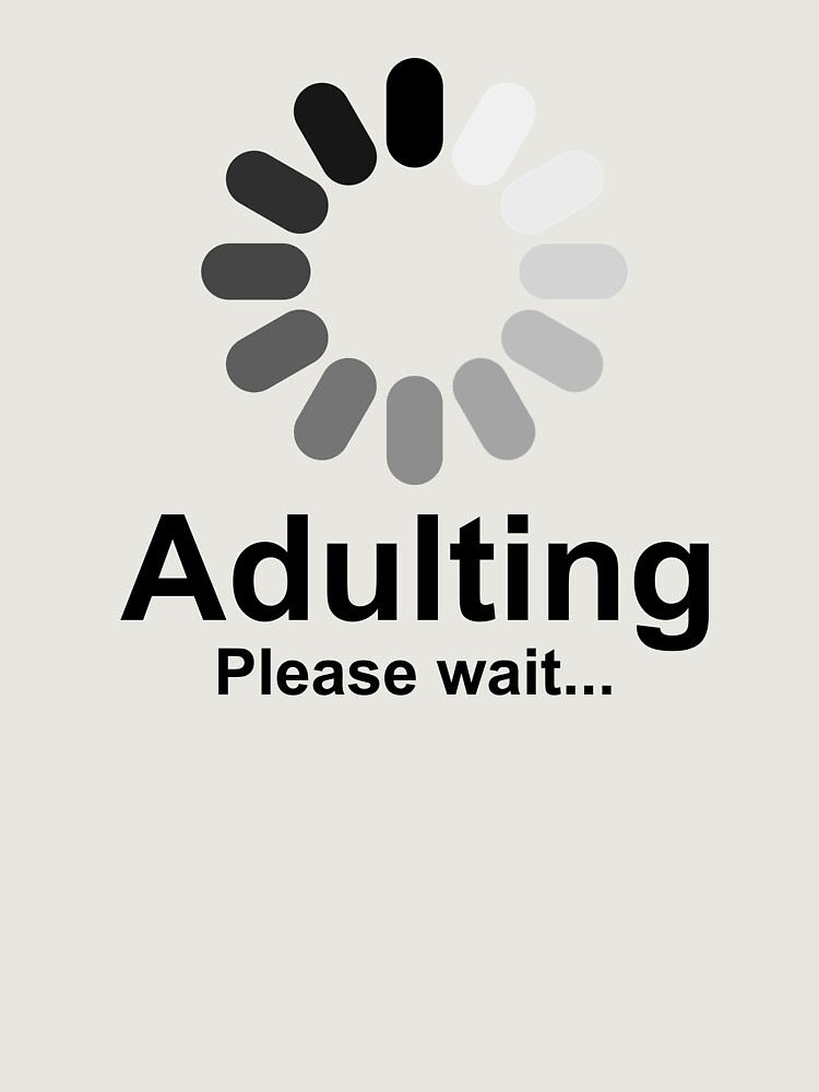 Adulting Please Wait Funny 18Th Birthday  Unisex Hoodie Pullover Casual Streetwear Graphic Print 3