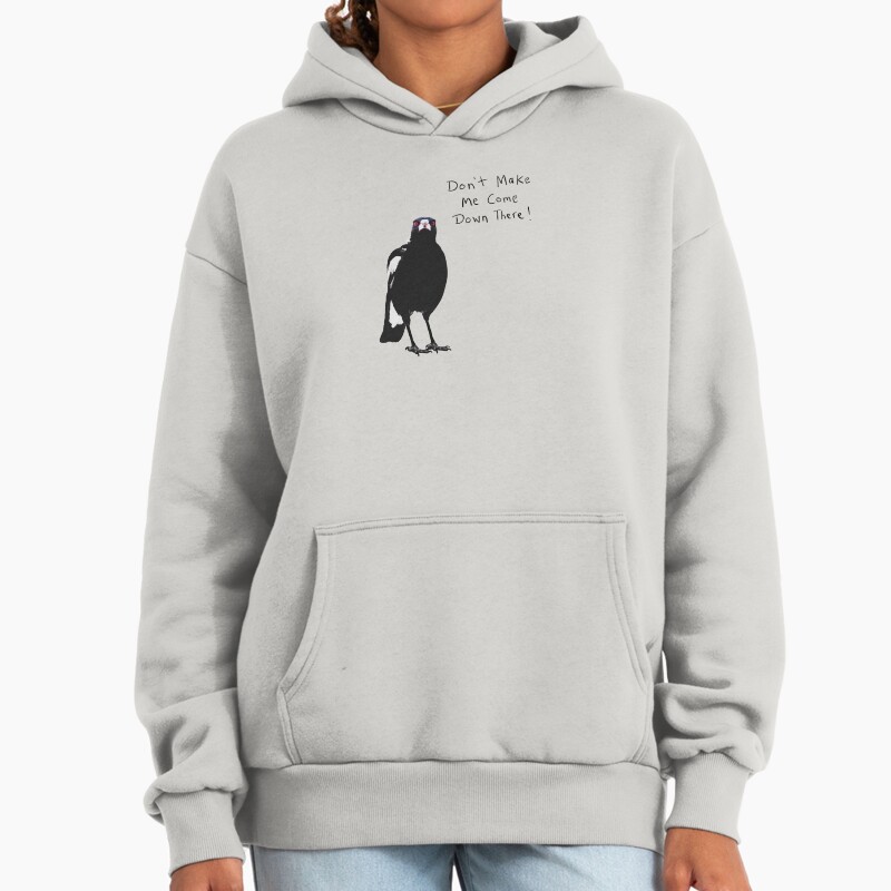 Australian Magpie Unisex Hoodie Pullover Casual Streetwear Graphic Print 2