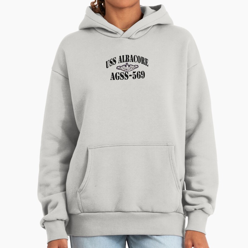 Uss Albacore (Agss-569) Ship'S Store Unisex Hoodie Pullover Casual Streetwear Graphic Print 2