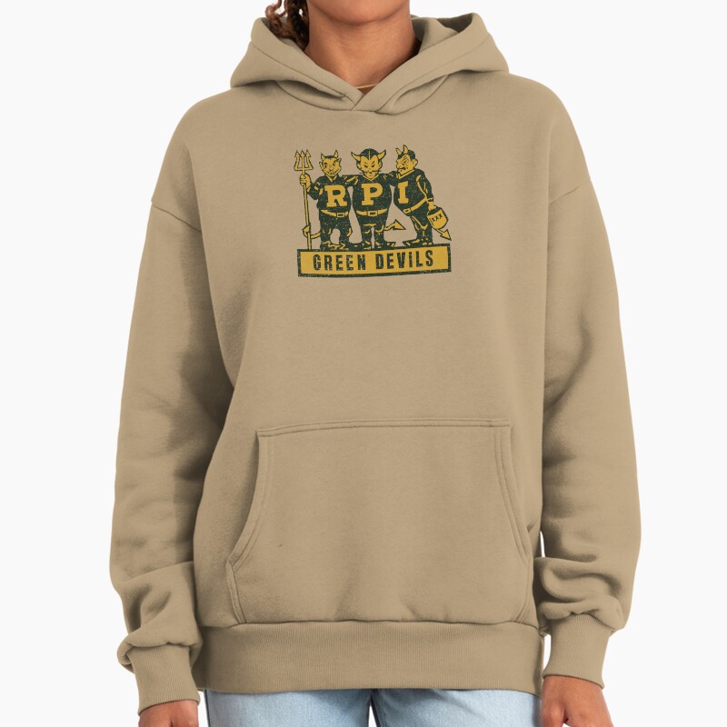 Richmond Professional Institute Green Devils Shirt Gear Unisex Hoodie Pullover Casual Streetwear Graphic Print 2
