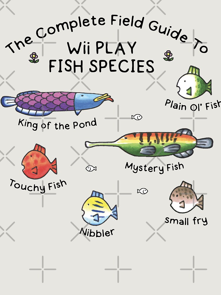 Fishing Wii Play Fish Species  Unisex Hoodie Pullover Casual Streetwear Graphic Print 3