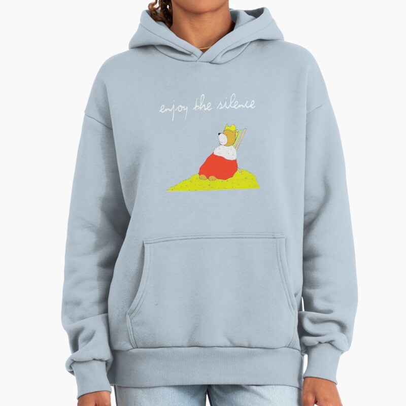 Enjoy The Silence Unisex Hoodie Pullover Casual Streetwear Graphic Print 2