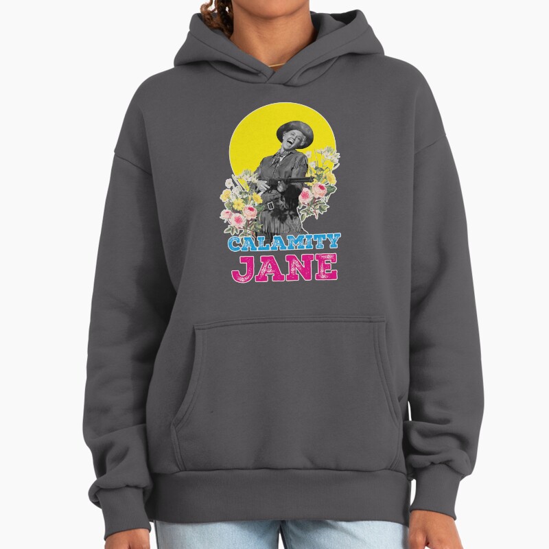Calamity Jane, Film, 50S Unisex Hoodie Pullover Casual Streetwear Graphic Print 2