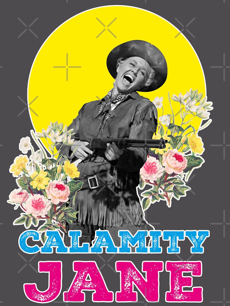 Calamity Jane, Film, 50S Unisex Hoodie Pullover Casual Streetwear Graphic Print 3