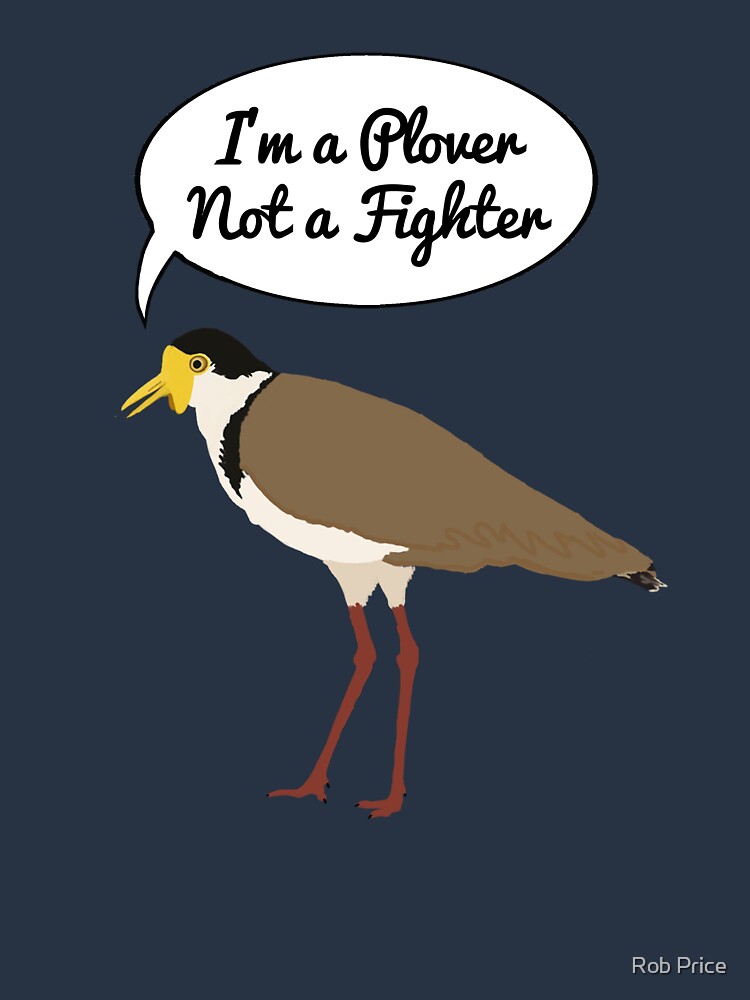 IM A Plover Not A Fighter Unisex Hoodie Pullover Casual Streetwear Graphic Print 3