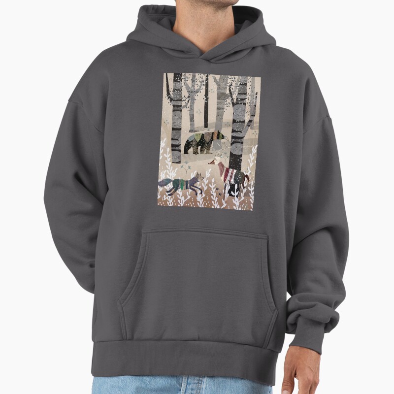 Forest In Sweater Unisex Hoodie Pullover Casual Streetwear Graphic Print