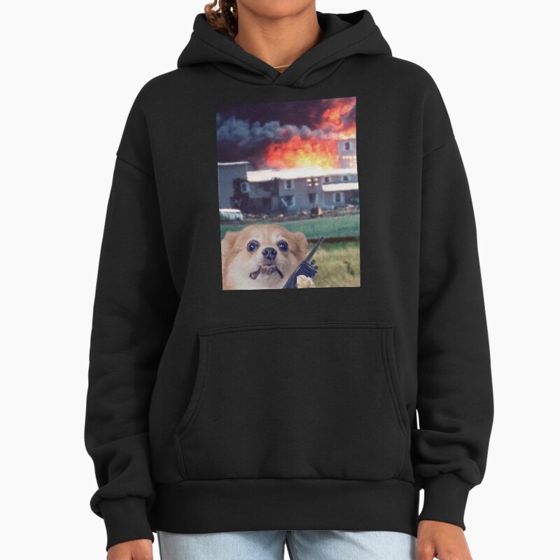 Mojono: Great Balls Of Fire Unisex Hoodie Pullover Casual Streetwear Graphic Print 2