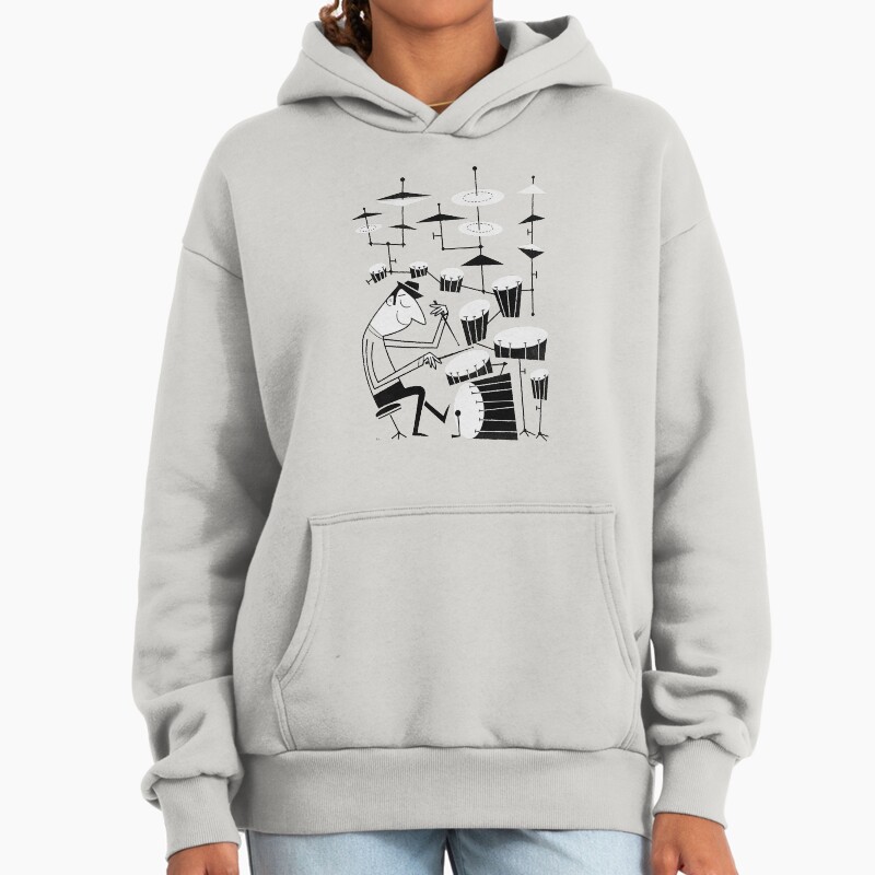 Play That Beat Unisex Hoodie Pullover Casual Streetwear Graphic Print 2