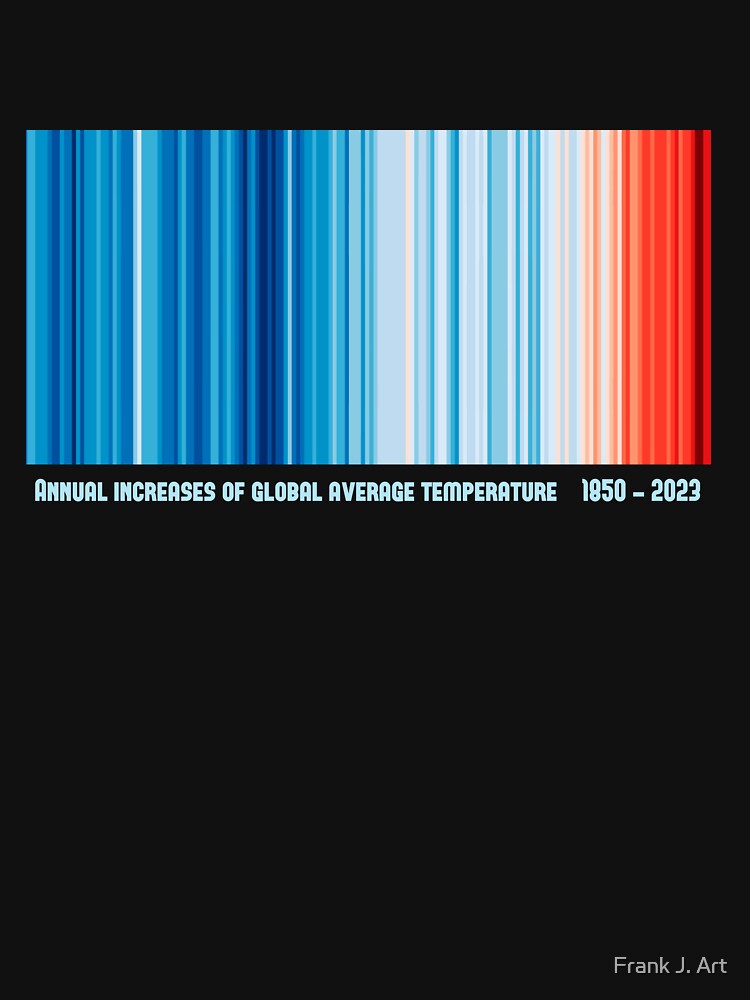 Climate Change Stripes Unisex Hoodie Pullover Casual Streetwear Graphic Print 3