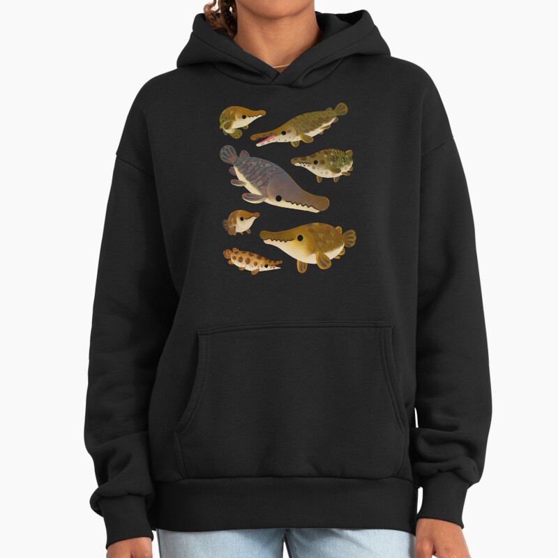 Happy Gars - Green Unisex Hoodie Pullover Casual Streetwear Graphic Print 2
