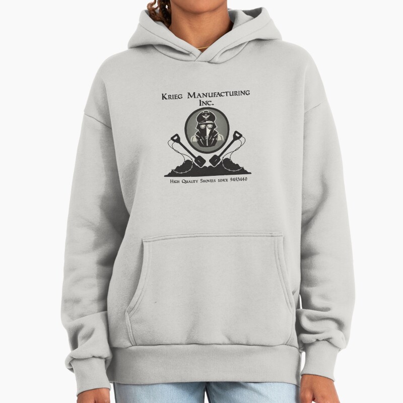 Krieg Manufacturing Inc. Unisex Hoodie Pullover Casual Streetwear Graphic Print 2