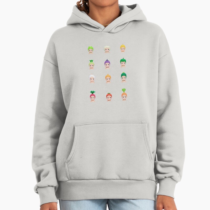 Sonny Angel - Vegetable Series - Set Of 12 Unisex Hoodie Pullover Casual Streetwear Graphic Print 2