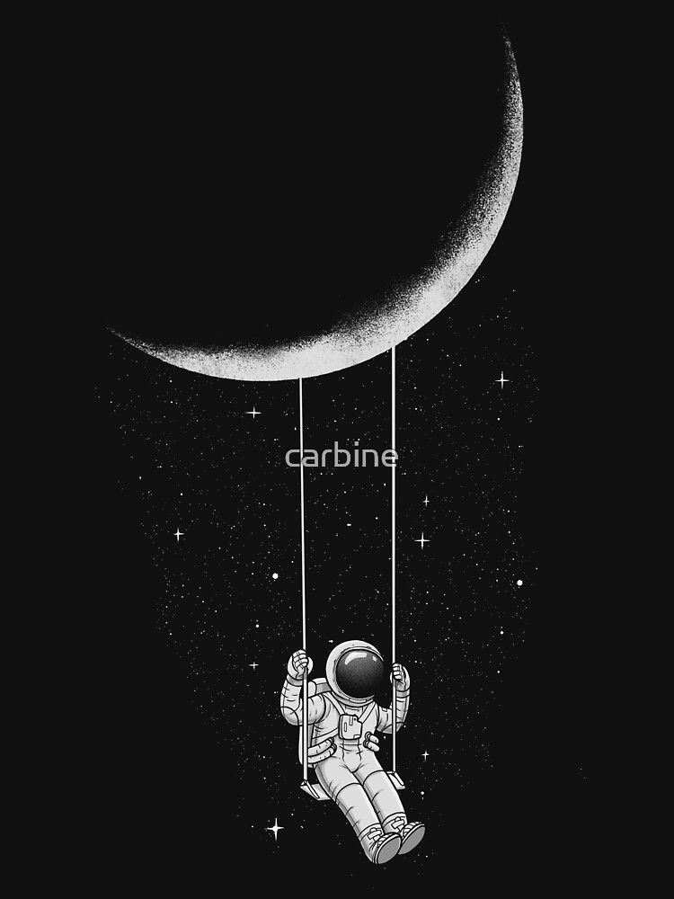 Moon Swing Unisex Hoodie Pullover Casual Streetwear Graphic Print 3