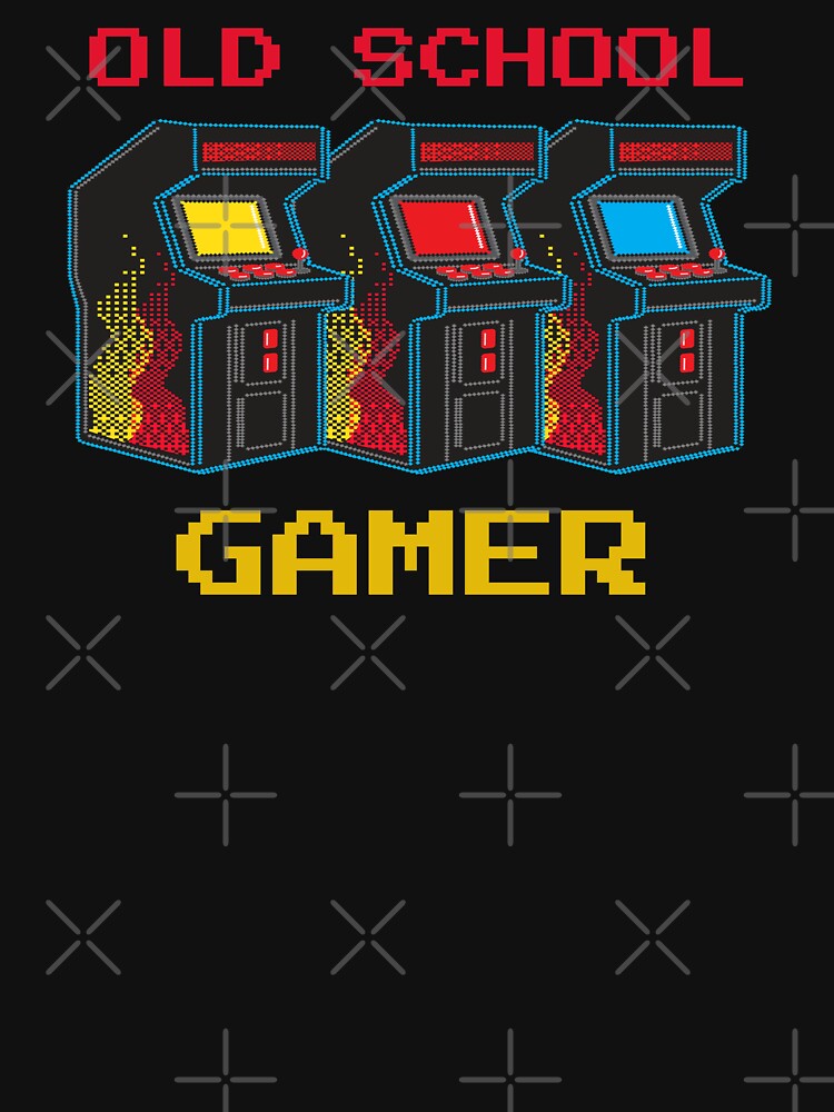 Old School Gamer Unisex Hoodie Pullover Casual Streetwear Graphic Print 3