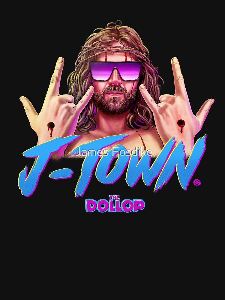 Dollop: J-Town  Unisex Hoodie Pullover Casual Streetwear Graphic Print 3